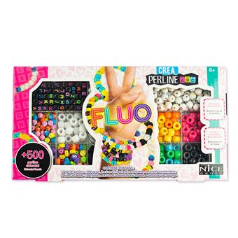 Kit de Pulseiras Nice 87003 Crea Perline Abc Fluo | 500 Peças - 1