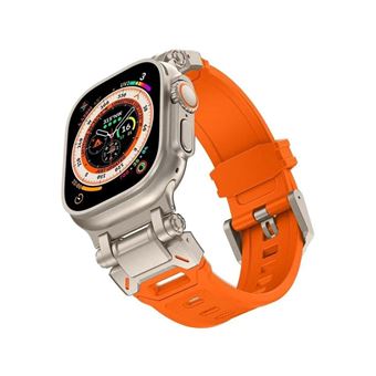 Bracelete Orysin Flexisteel para Apple Watch Series 9 41mm | Laranja - 1