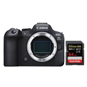 Canon R6 II body+SanDisk 64GB Extreme Pro SDXC UHS-II U3 V90 300MB/s (SDSDXDK-064G) - 1