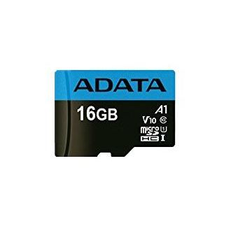 cartão de memória ADATA 16GB, microSDHC, Class 10 16GB MicroSDHC UHS-I Class 10 Preto e Azul