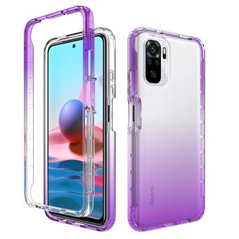 Capa magunivers e TPU destacável 2 em 1, cor gradiente roxo para Xiaomi Redmi Note 10 4G/Note 10S - 1