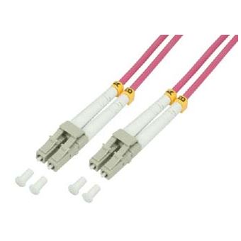 Cabo de Fibra Ótica LogiLink FP4LC11 | Rosa - 1