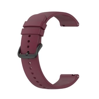 Bracelete Silicone com Fivela CapaSmart para Garmin Venu Sq 2 | Vinho Tinto - 1