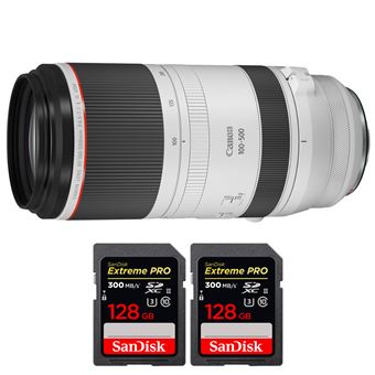 Canon RF 100-500mm f/4.5-7.1L IS USM + 2 SanDisk 128GB Extreme PRO UHS-II SDXC 300 MB/s + PDF 15 Técnicas para Melhorar as suas Fotografias - 1