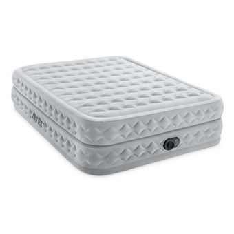 Colchão de Ar Intex DuraBeam Supreme Air-Flow | Cinzento claro - 1