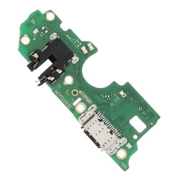 Conector de Carregamento Clappio para Oppo A96 Entrada USB-C com Microfone e ficha Jack - 1