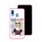 Capa Hapdey para Samsung Galaxy A40 2019 Design Rise and Shine em Silicone Flexível e TPU Cor-de-Rosa_2