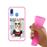 Capa Hapdey para Samsung Galaxy A40 2019 Design Rise and Shine em Silicone Flexível e TPU Cor-de-Rosa_3