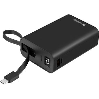 Power Bank Sandberg Powerbank 20000 PD20W Connect | 20000 mAh | Preto - 1
