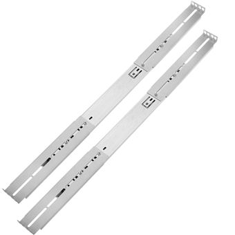 Calhas Laterais Telescópicas Extensíveis de 500 mm RackMatic para Caixas de Rack IPC de 19'' - Prateado - 1