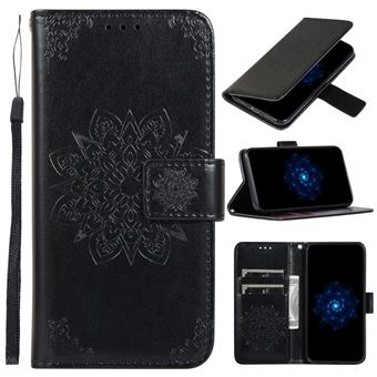 Capa PU Magunivers Caleidoscópio com Suporte e Cordão Preto para Samsung Galaxy S10