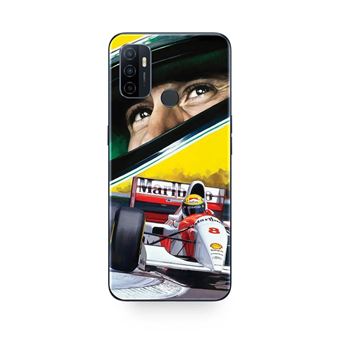 Capa Maniacase para Oppo A32 | F1 Ayrton Senna Mclaren Legend Formula 1 - 1