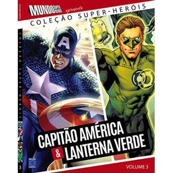 Capitão América e Lanterna Verde - Volume 3. Coleção Super-Heróis - 1