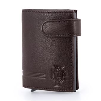 Porta-Cartões com Ejector de Alumínio FPF Lines Castanho | Portugal - 1