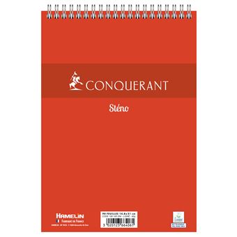 Caderno e Bloco de Notas Conquerant 100105256 | Vermelho - 1
