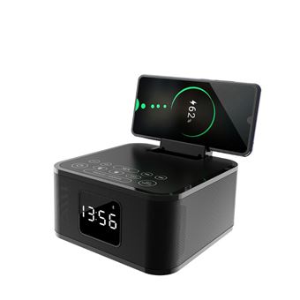 Coluna Bluetooth AWEI Y332 | AUX | TF | USB | Carregamento sem fio - Preto - 1