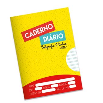 Caderno Diário de Caligrafia Firmo | Duas Linhas | A5 | 20 Folhas - 1
