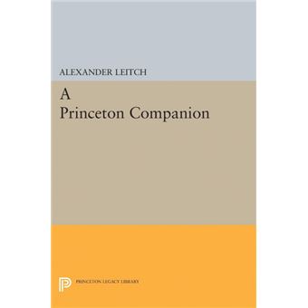 A Princeton Companion - 1