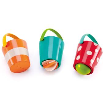 Conjunto Dos Baldes Felizes Hape Pequenos Salpicos