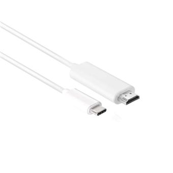 Adaptador de Cabo de Vídeo CLUB3D USB C to HDMI™ 2.0 UHD Cable Active 1.8 M./5.9 Ft. | Branco - 1
