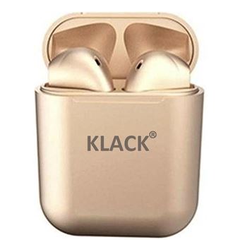Auriculares Bluetooth sem Fios Klack®| Universal  Dourado - 1