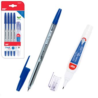 Conjunto de Escrita DAM | 4 Canetas + 1 Corretor - 1