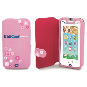 Capa VTech Kidicom Max - Etui de Protection Bleu Rose - 1