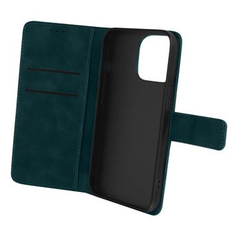 Capa Fólio Avizar para iPhone 14 Pro Max suporte Vídeo Efeito Mate Soft Touch - Verde - 1