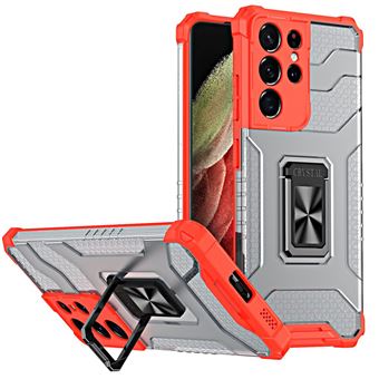 Suporte Magnético Robusto Hurtel para Samsung Galaxy S22 Ultra vermelho - 1