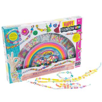 Kit de Pulseiras Nice 87006 Crea Perline Abc Happy Rainbow | 300 Peças - 1