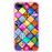 Capa Hapdey para iPhone 7 Plus - 8 Plus Design Mosaico Gráfico em Silicone Flexível e TPU Cor-de-Rosa_0
