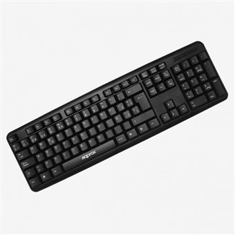 Teclado com Fios Approx APPMX220 | Idioma: Espanhol | Preto - 1
