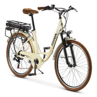 Bicicleta Elétrica Nilox J5 Pro | Bege, Castanho - 1
