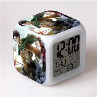 Despertador Infantil HSMY | LED | Multifuncional Colorido | Attack on Titan 50 - 1