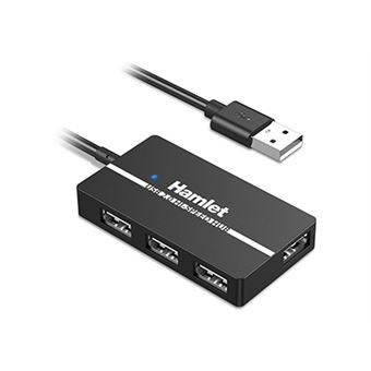 Hub de Interface Hamlet XHUB-04U2 | Preto - 1