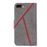 Capa PU splicing cinza para Apple iPhone 8 Plus/7 Plus_2