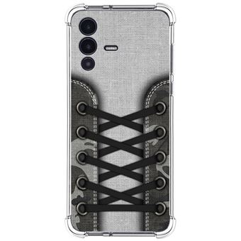Capa Tumundosmartphone de silicone anti-choque para Vivo V23 5G design Tênis 16 desenhos - 1