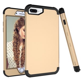 Capa TPU combinação Dourado / preto para Apple iPhone 8 Plus/7 Plus/6s Plus/6 Plus