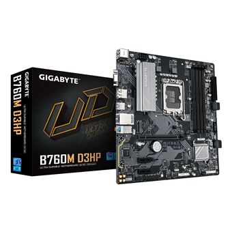 Motherboard GIGABYTE B760M D3HP | Castanho - 1