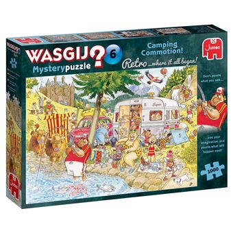 Puzzle Jumbo Wasgij Banda Desenhada Retro Mystery 6 | 1000 Peças - 1