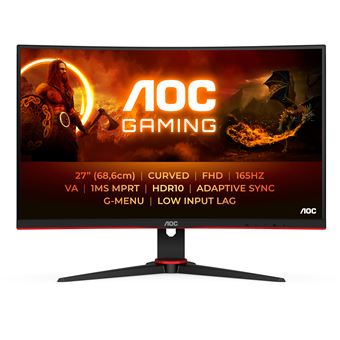 Monitor Gaming AOC C27G2E/BK | FHD | 1 ms | 165 Hz | 27" | E - 1