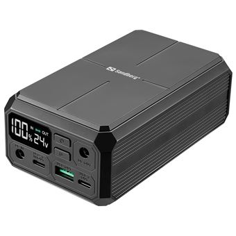 Power Bank Sandberg Laptop Powerbank 27000 PD100W | 27000 mAh | Preto - 1