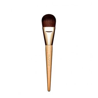 Pincel de Maquilhagem de Rosto Clarins Flat Foundation Brush | Madeira - 1