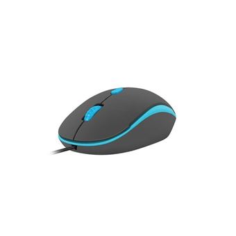 Rato com Fios Natec Genesis Sparrow Preto