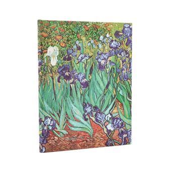Van Gogh's Irises Ultra Lined Hardcover Journal: Hardcover, 120 Gsm, Ribbon Marker, Memento Pouch, Elastic Closure, Book Edge Printing : Paperblanks - View #13