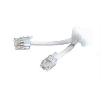 Cabo de Rede Vivanco 2.2m RJ-10 Cable | Branco - 1