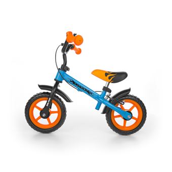 Bicicleta sem Pedais Milly Mally Dragon Z Hamulcem | Preto, Azul, Laranja