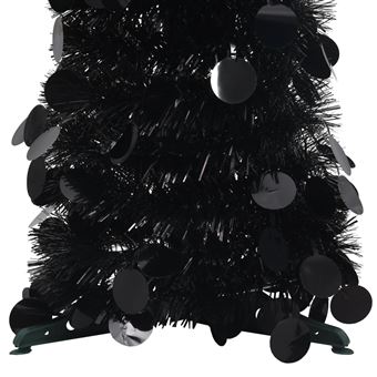 Árvore de Natal vidaXL pop-up artificial 180 cm PET preto - Árvores de Natal  - Compra na 