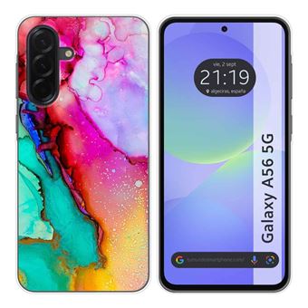 Capa TUMUNDOSMARTPHONE de Silicone para Samsung Galaxy A56 5G Marble Design 15 Desenhos - 1