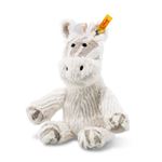 Steiff Soft Cuddly Friends Stripie Zebra de brincar Pelúcia, Sintético Creme